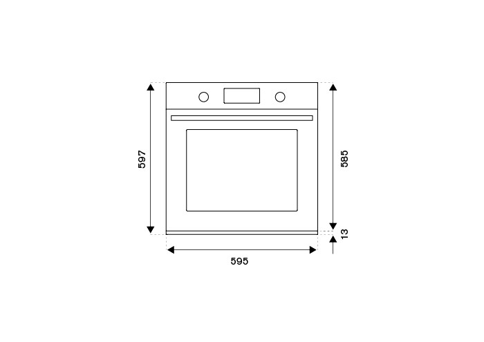 Духовой шкаф BERTAZZONI F6011MODPLX