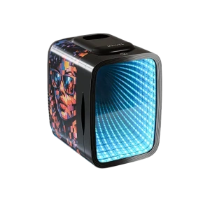 Мини-бар MEYVEL MD-04C3B-RGB с принтом женщина в очках-мозаика