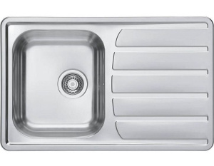 Кухонная мойка ALVEUS Zoom 20 NAT-90 1098938 (в комплекте с сифоном 1102384)