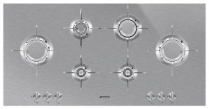 Газовая варочная панель Smeg PXL6106