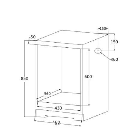 Духовой шкаф MEFERI MEO454BK LIGHT