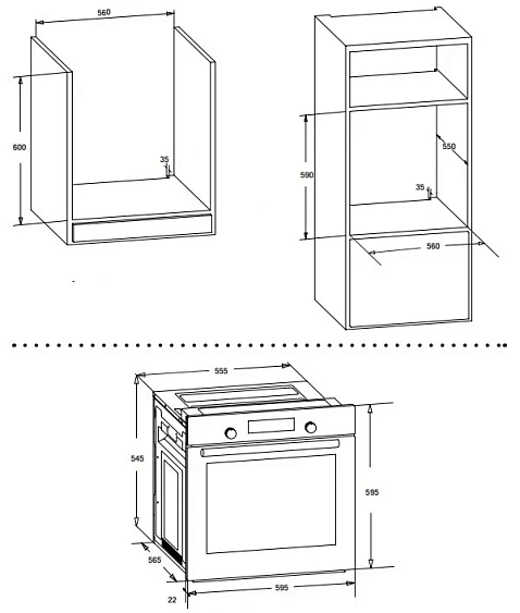 Духовой шкаф SIMFER B6EB59070