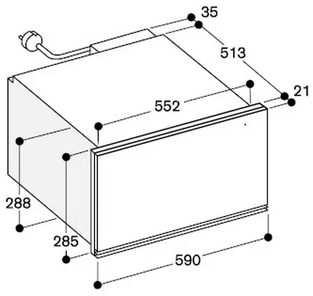 Шкаф для подогрева посуды GAGGENAU WSP222102