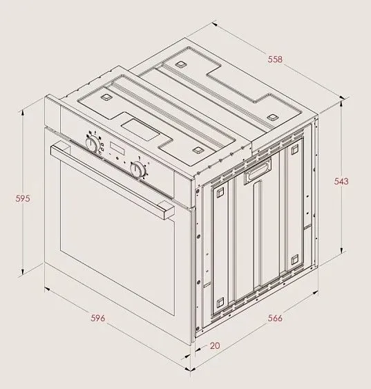Духовой шкаф ARDO BO13X2