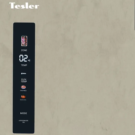 Холодильник TESLER RSD-537BI MARBLE BEIGE