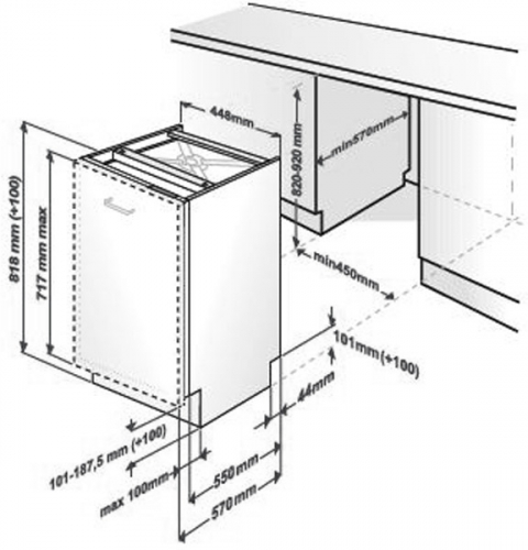 Посудомоечная машина BEKO DIS 16010