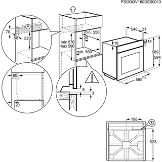 Электрический духовой шкаф Zanussi OPZB2300P Black