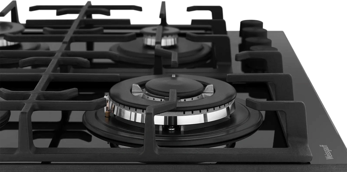 Варочная поверхность WEISSGAUFF HGG 641 BGSV Nano Glass