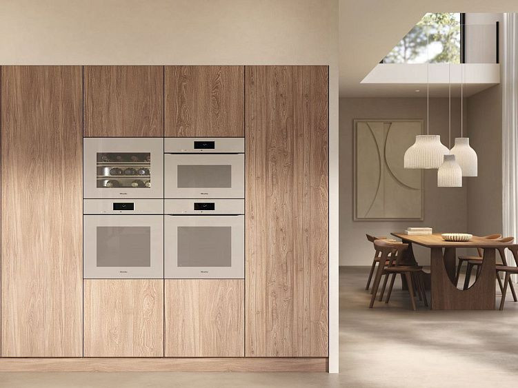 Духовой шкаф MIELE H7840BMX Pearl beige