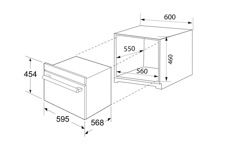 Духовой шкаф ZUGEL ZOE609B