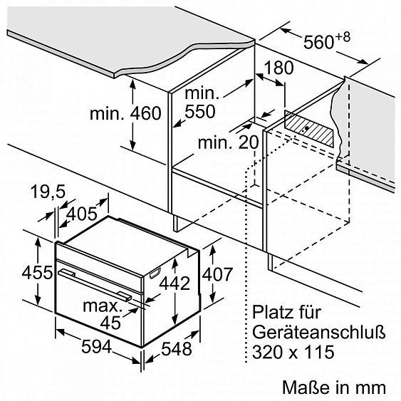 Духовой шкаф bosch cbg635bs3