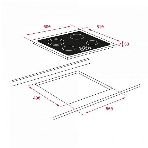 Варочная панель TEKA TB 6315