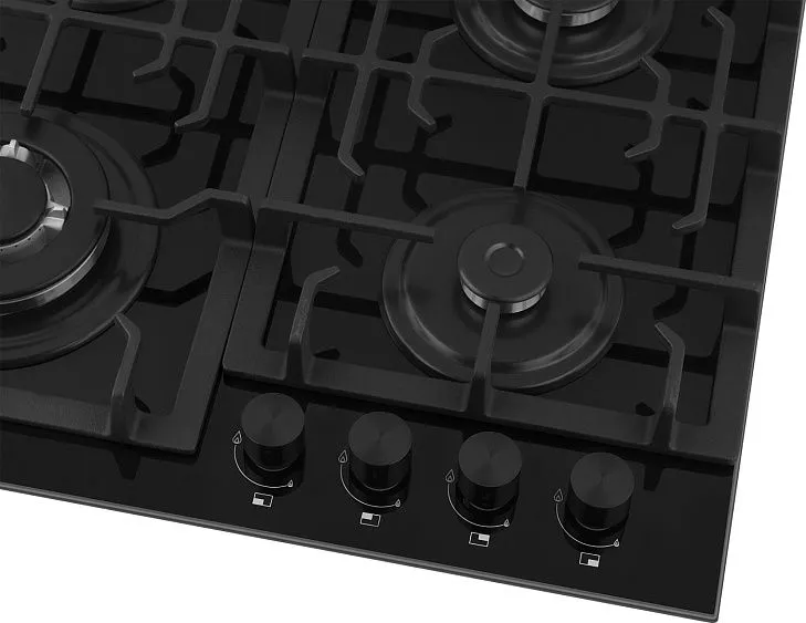 Варочная поверхность WEISSGAUFF HGG 641 BGSV Nano Glass