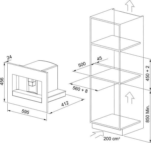 Кофемашина FRANKE FMY 45 CM BK (131.0682.091)