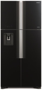 Холодильник HITACHI R-W 662 PU7 GBK черное стекло