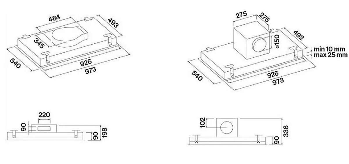 Вытяжка FALMEC STELLA PLUS IS.90 WHITE