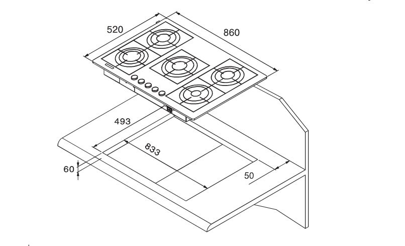 Kuppersberg ibox 60 b схема встраивания