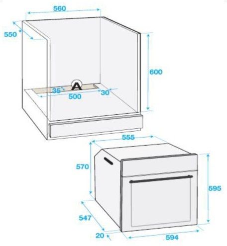 Встраиваемый электрический духовой шкаф Beko BIM 22304 XCS