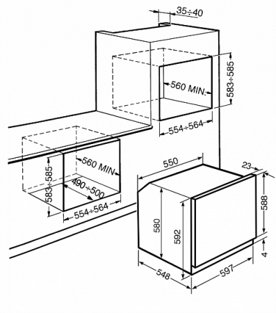 Духовой шкаф SMEG SFP6606WSPNX
