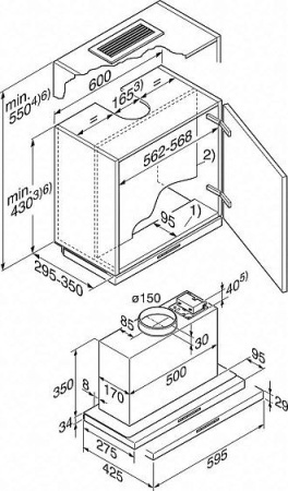 Вытяжка MIELE DA3466 EDST сталь