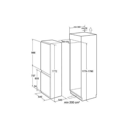 Холодильник KORTING KSI 17865 CNF