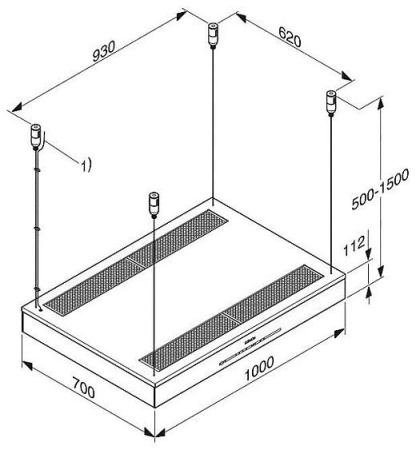 Каминная вытяжка MIELE DA 6708 D HVBR