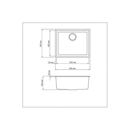 Мойка OMOIKIRI  bosen 54-u-sa tetogranit/песочный 4993163