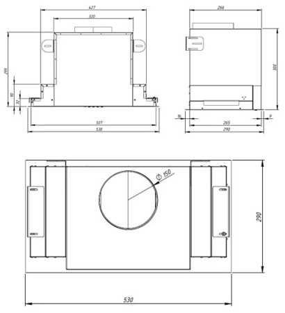 Вытяжка AKPO WK-10 Neva glass 60 нержавейка/белый