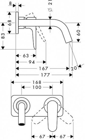 Смеситель AXOR Citterio M 34112000