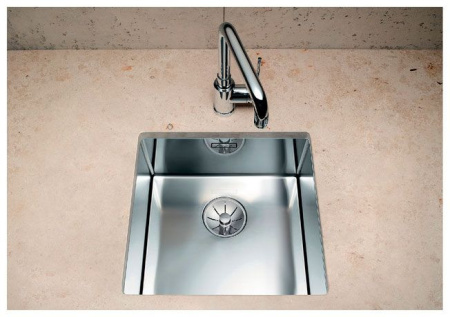 Кухонная мойка BLANCO CLARON 400-U 521573 нерж. сталь