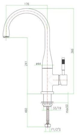 Смеситель FIORE Xenon 44CR5455