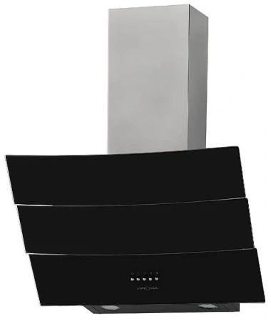 Вытяжка KRONA INGA 600 inox/black push button