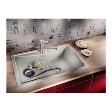 Кухонная мойка BLANCO SONA 45 S Silgranit PuraDur 519665 белый