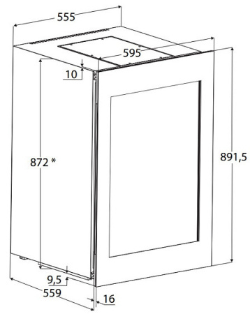 Винный шкаф CASO WineDeluxe WD 41