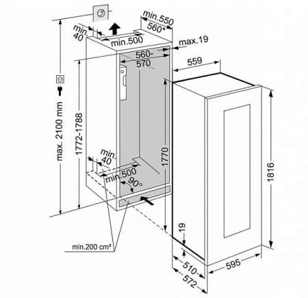 Винный холодильник LIEBHERR EWTgw 3583-21 001