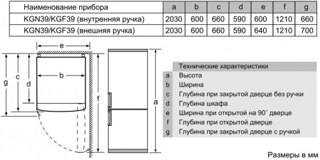 Холодильник Bosch KGN39LQ3AR