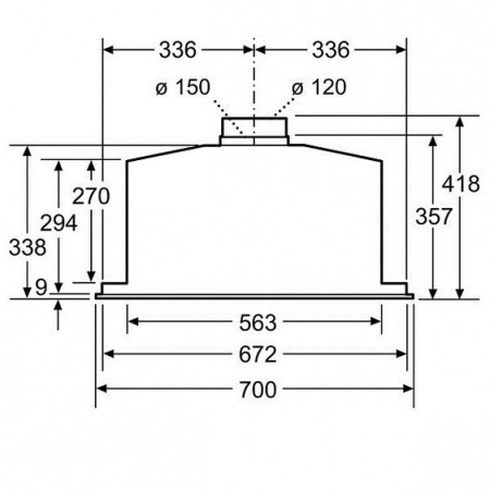 Вытяжка NEFF d57ml66n0
