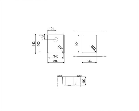 Кухонная мойка SMEG VFU34SFR