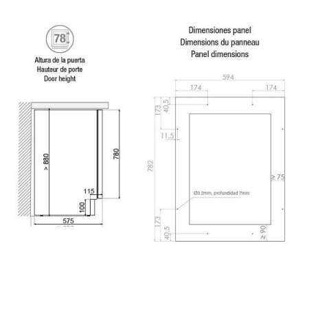 Винный шкаф PANDO PVMBP HD 60-52 PAL