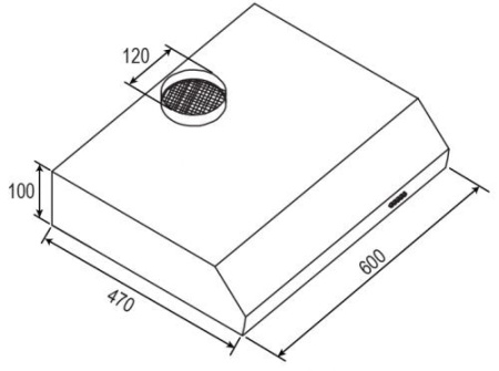Вытяжка RAINFORD RCH-1601N White