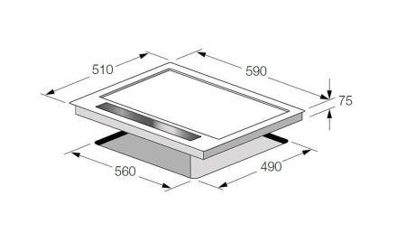 Варочная панель FULGOR CPH 604 G TC X