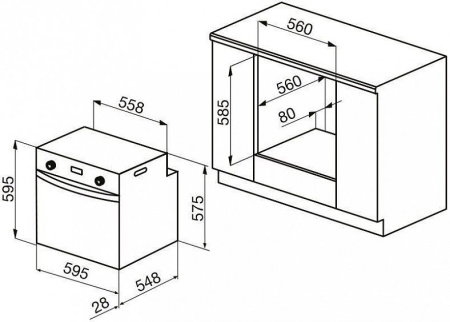 Духовой шкаф KORTING okb 9102 csgn pro