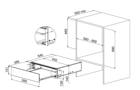 Подогреватель посуды ASKO odw8128g