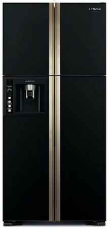 Холодильник  HITACHI r-w662 fpu3x gbk черный
