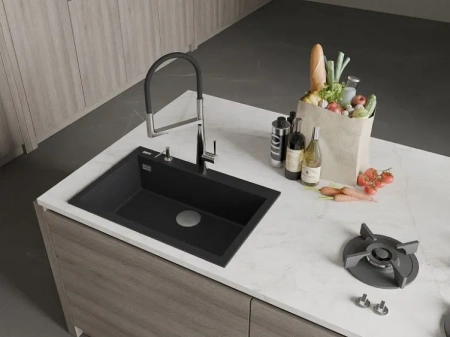 Кухонная мойка RIVELATO ZENO 7650 Nero profondo