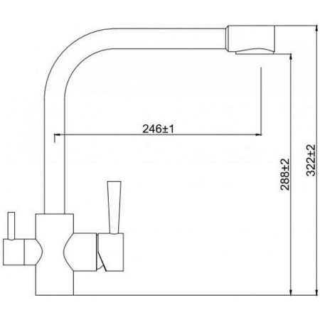 Смеситель KAISER Merkur 26044-7