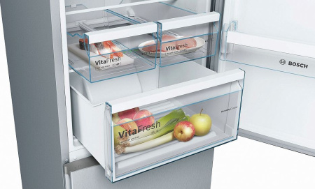 Холодильник Bosch KGN39ML3B серебристый