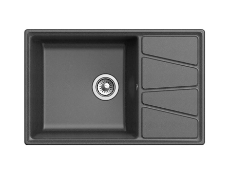 Кухонная мойка GRANFEST GF-V-780L графит