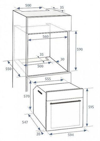 Электрический духовой шкаф BEKO BIE22301X