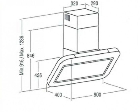 Вытяжка Cata Icon 900 WH белый